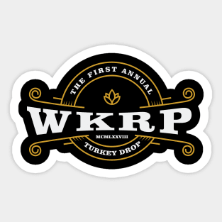 WKRP Turkey Drop 1978 Sticker